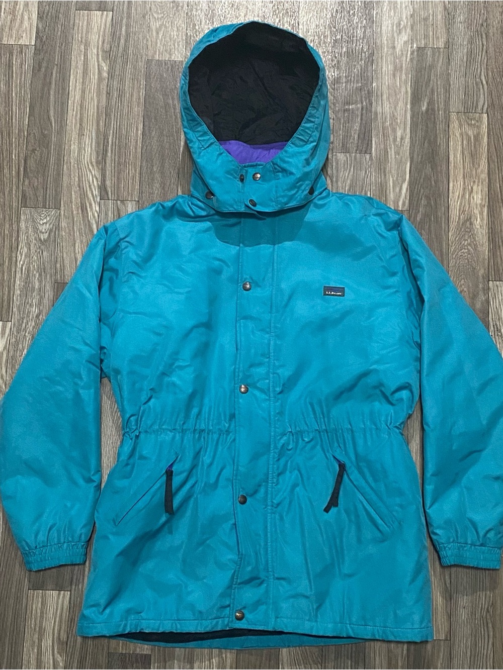 Vintage  L.L.Bean Turqoise/Purple Windbreaker Jacket
